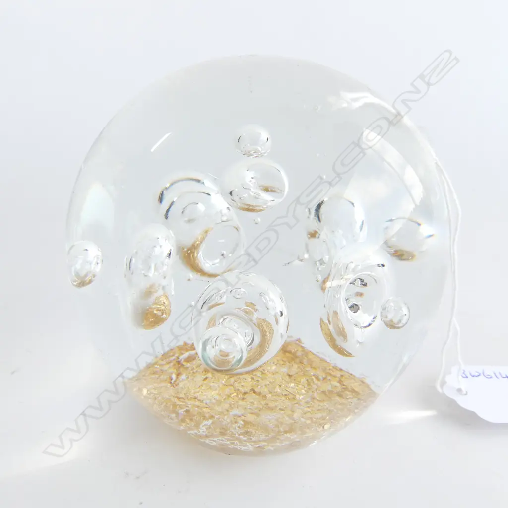 HAND BLOWN GLASS PAPERWEIGHT, H.100mm Image 1++