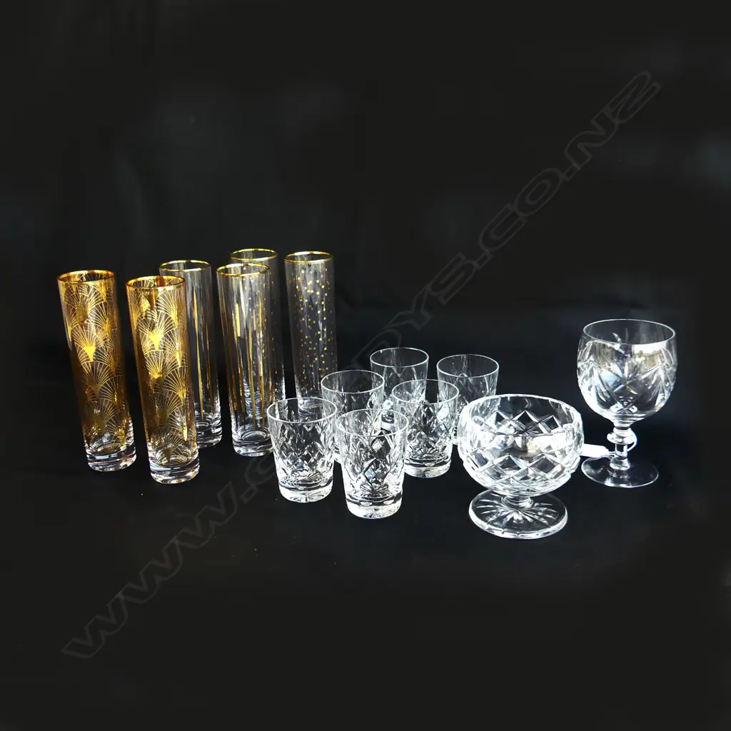 14 ASST. GLASSES; 6 HIGH BALL H.175mm Image 1++