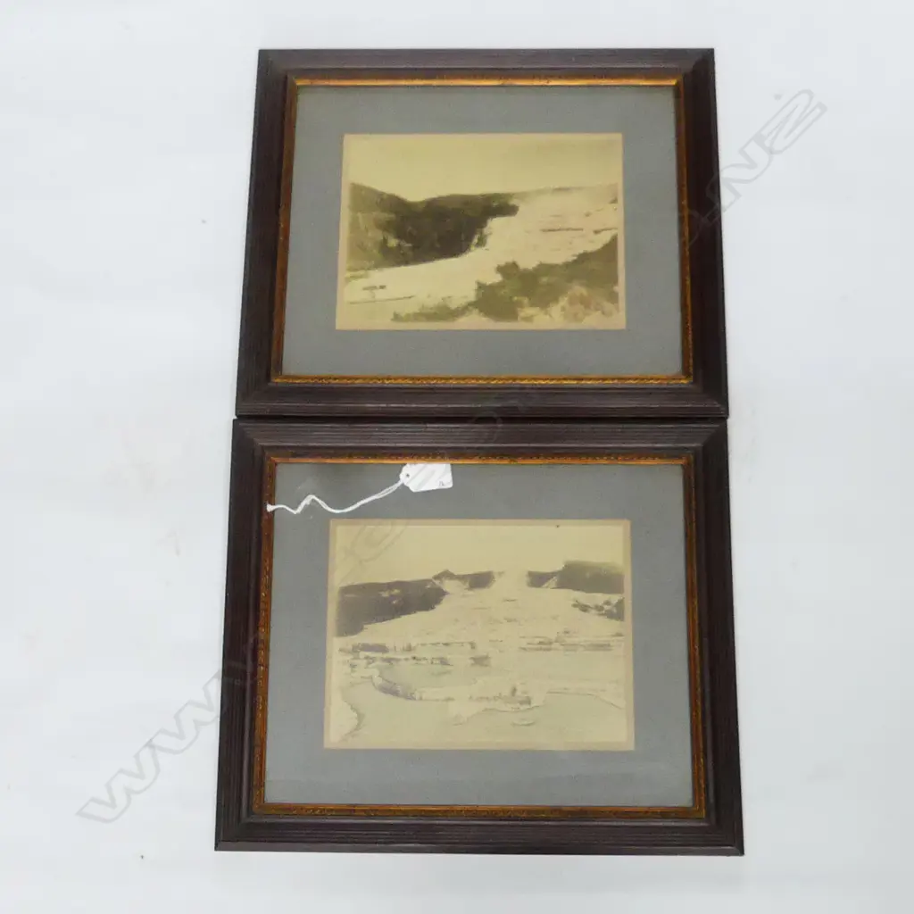 PR FRAMED PHOTOS PINK & WHITE TERRACES H300 W350MM Image 1++
