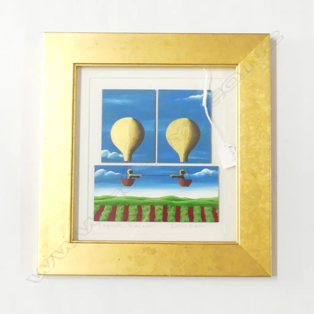 KAREN MASON 'EXQUISITE MOMENT' ACRYLIC ON BOARD 250x230mm Image 1++