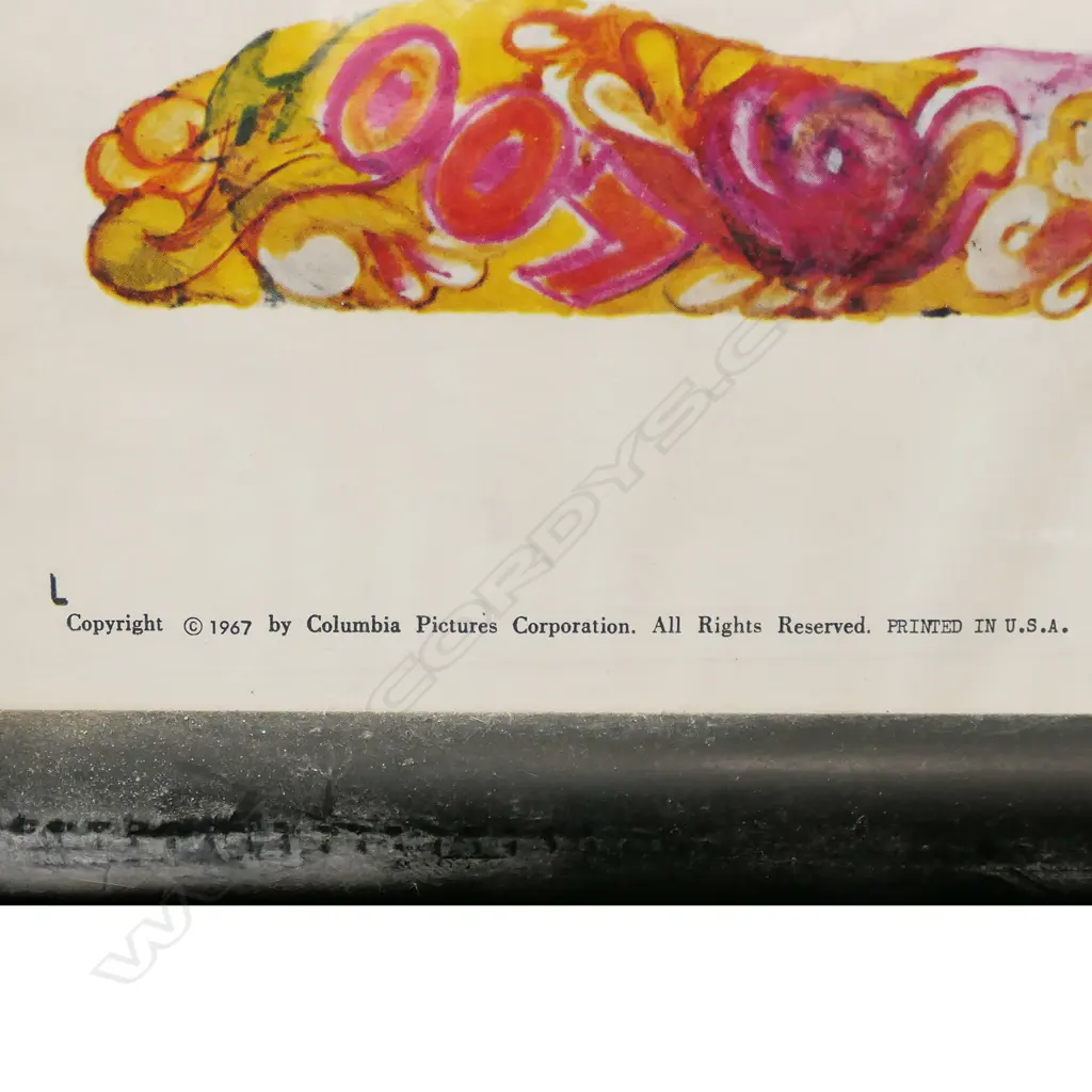 EXTRA LARGE RARE ORIGINAL U.S. 1967 CASINO ROYALE, 2200 x 1100mm (INCL FRAME), SOME FAULTS Image 1++