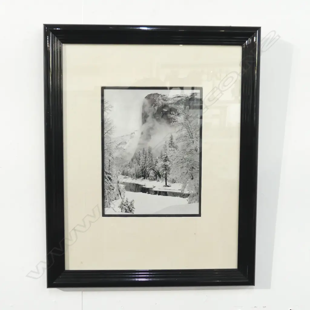 Ansel Easton ADAMS (1902-1984) 'El Capitan, Winter, Yosemite National Park' 240 x 180mm Image 1++