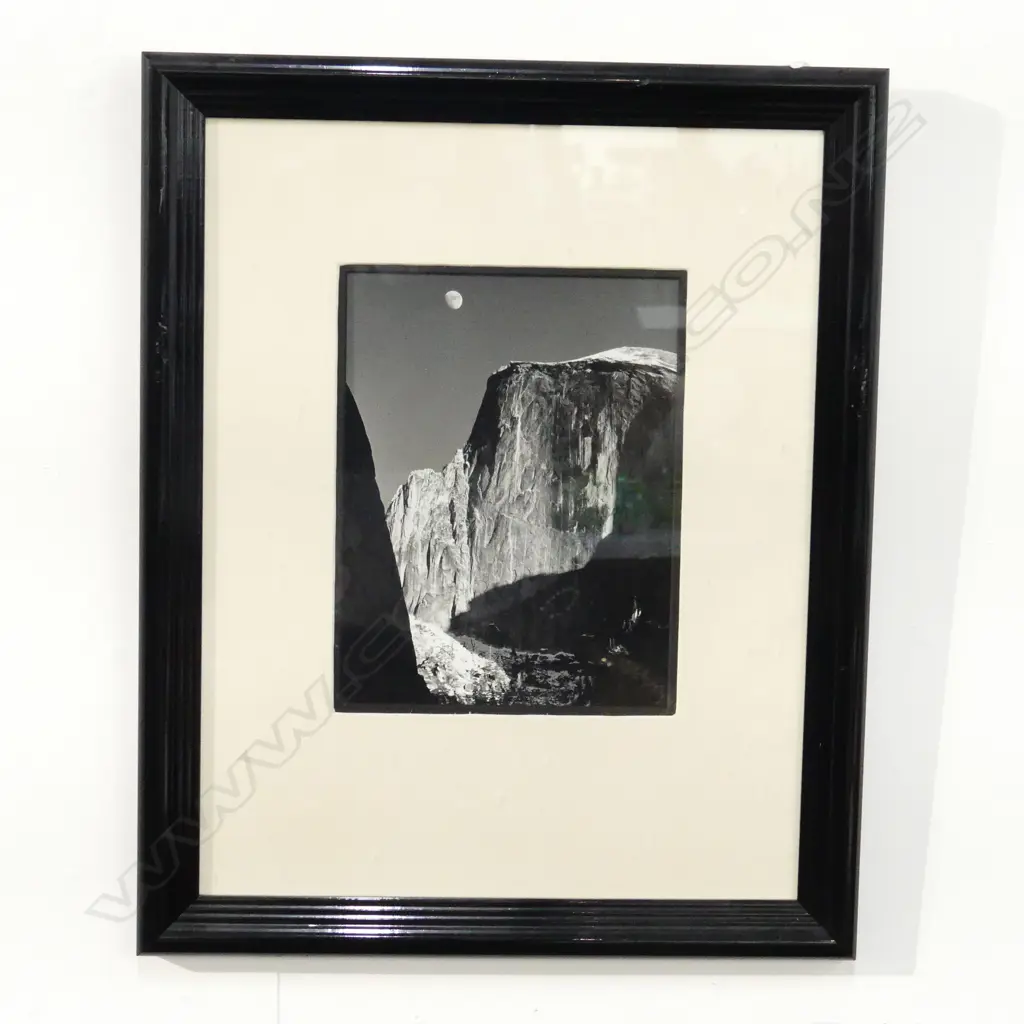 Ansel Easton ADAMS (1902-1984) 'Moon and Half Dome', 240 X 180mm Image 1++