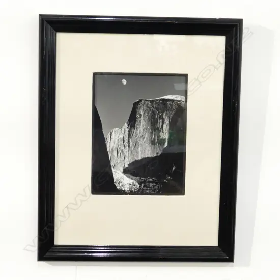 Ansel Easton ADAMS (1902-1984) 'Moon and Half Dome', 240 X 180mm