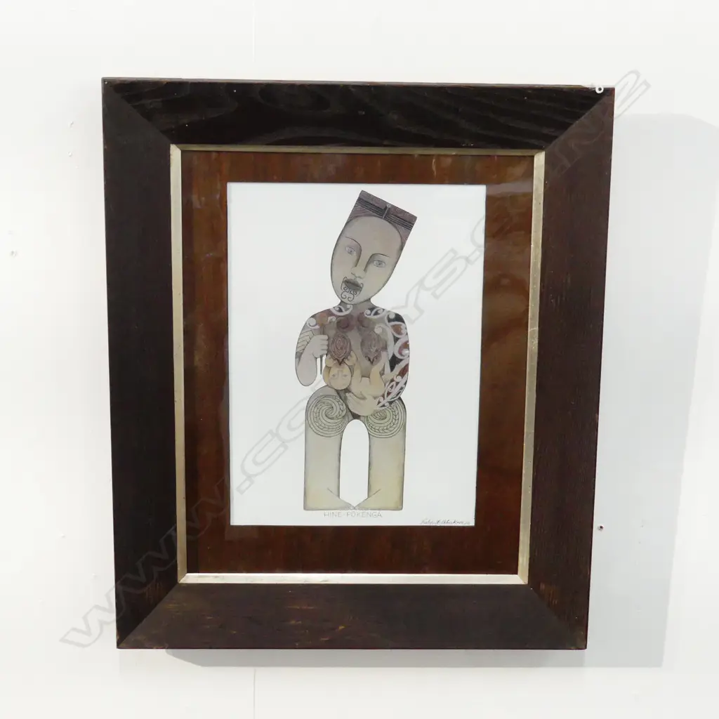 ROBYN KAHUKIWA PRINT 'HINE PUKENGA' 400x290mm Image 1++