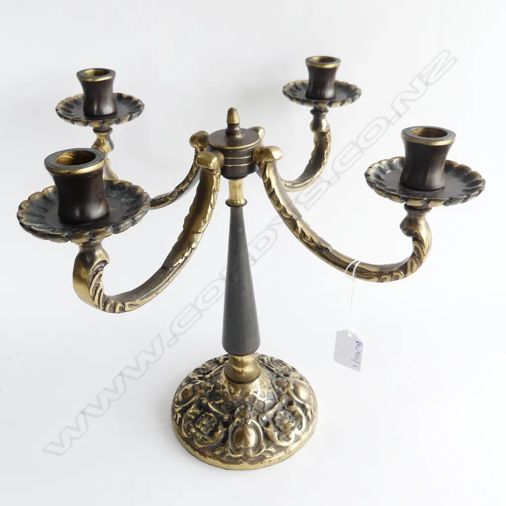 4 ARM BRASS CANDLE HOLDER H.325mm Image 1++