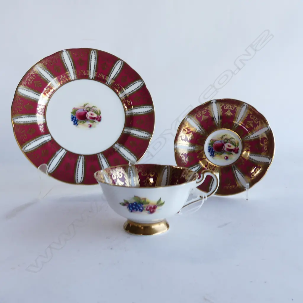 PARAGON CHINA C/S & PLATE FRUIT PAT Image 1++
