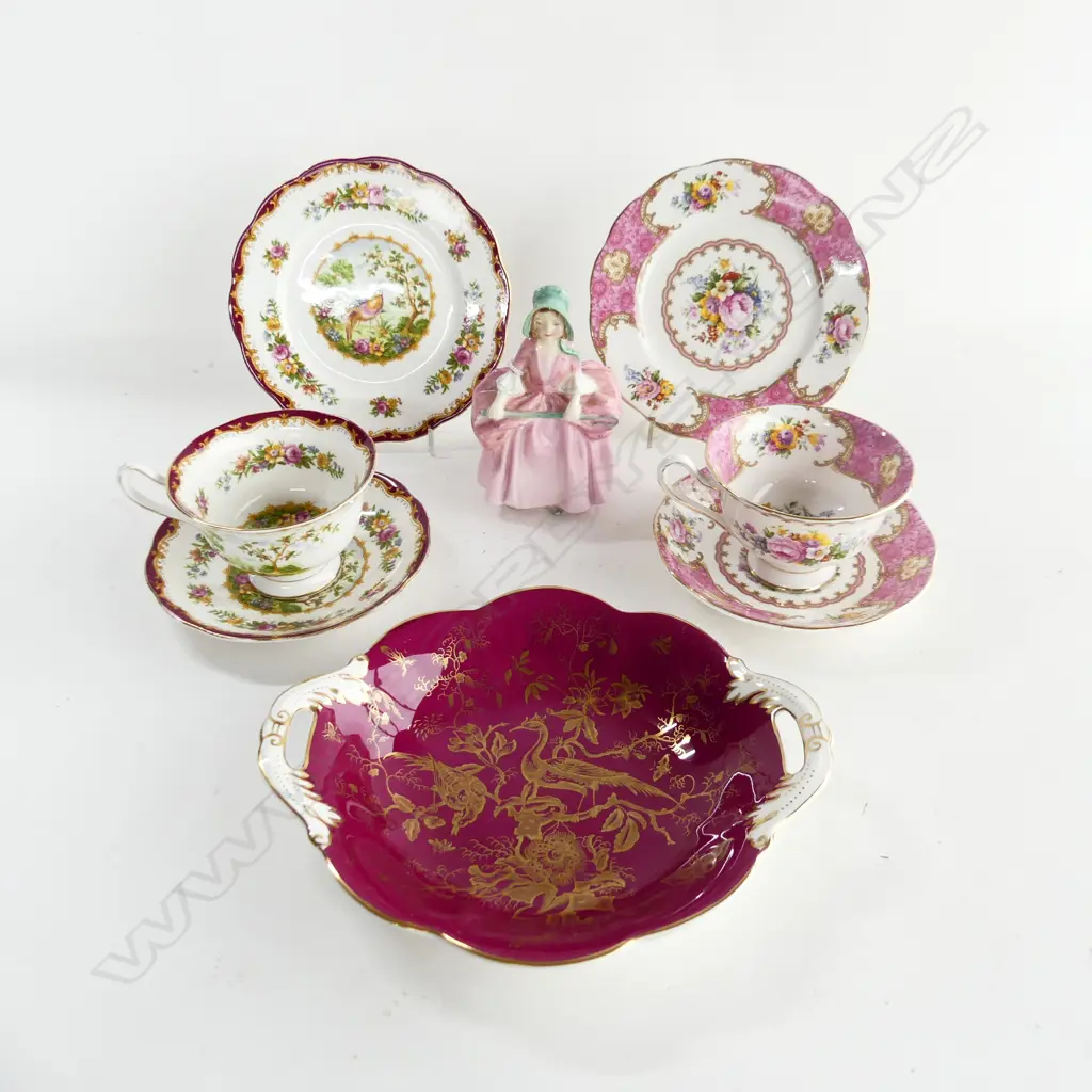 2 ROYAL ALBERT TRIOS Image 1++