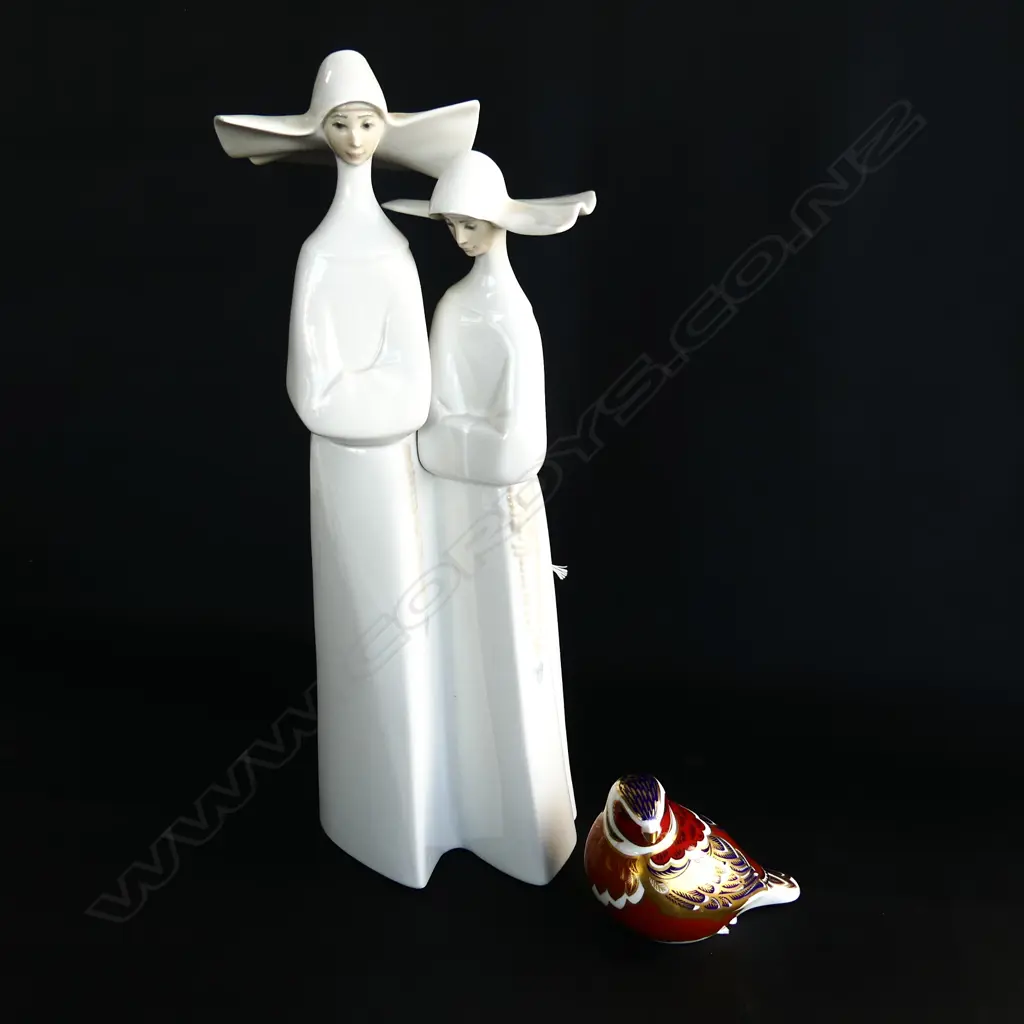 LLADRO COJOINED NUN FIGURE H. 320mm Image 1++