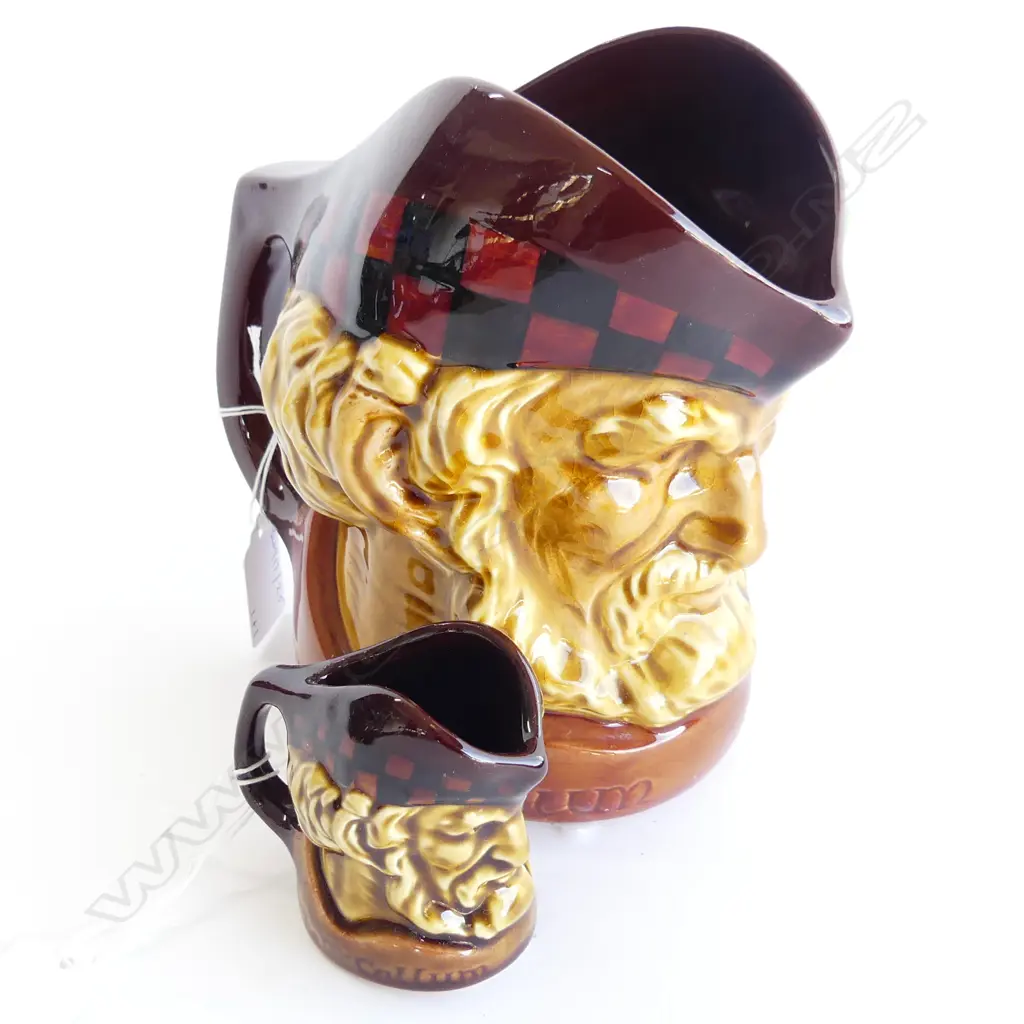 2 WADE CHARACTER JUGS LARGEST H170mm SMALL 70mm Image 1++