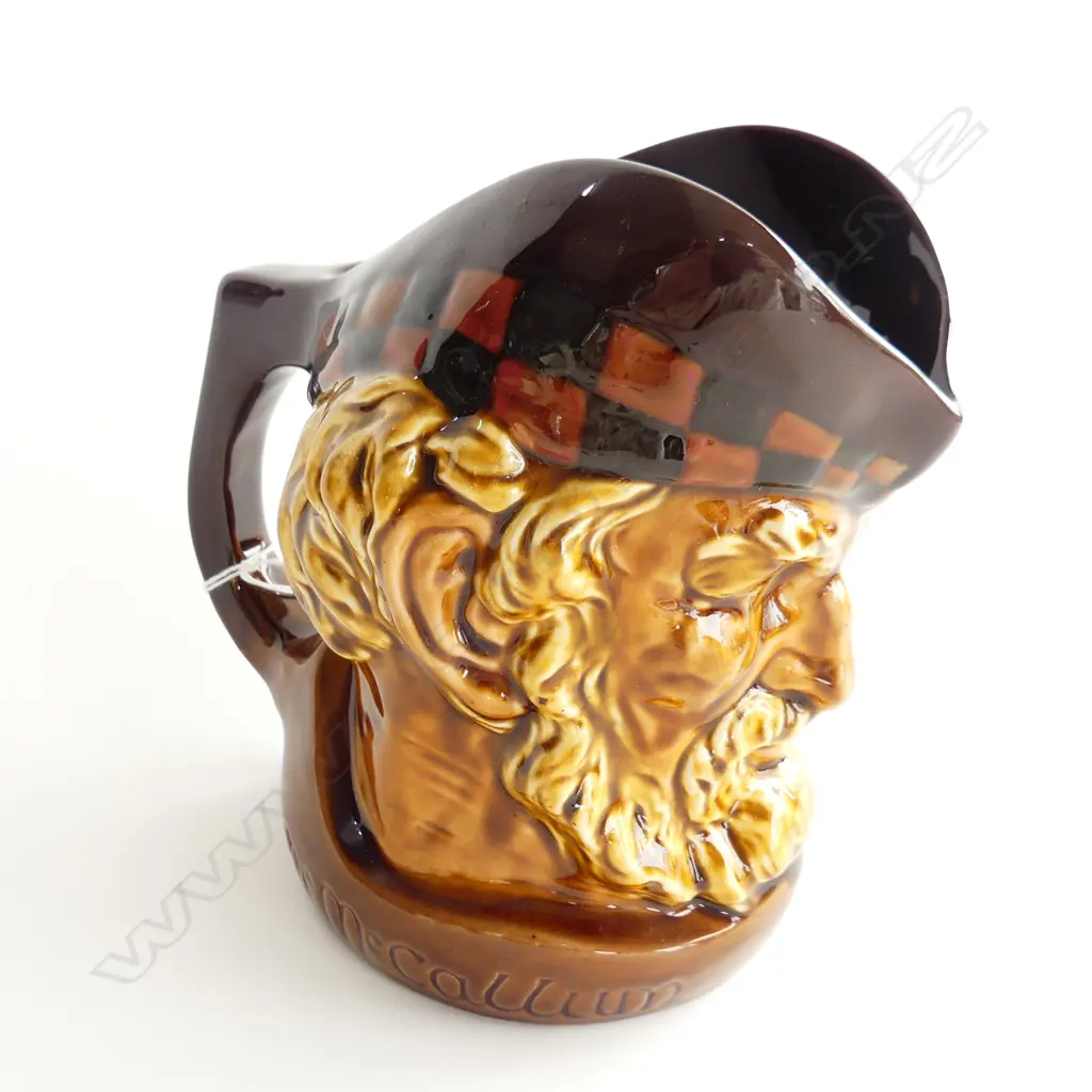 THE MCCALLUM SCOTTISH CHARACTER WHISKY JUG BY ROYAL DOULTON H. 170MM  Image 1++