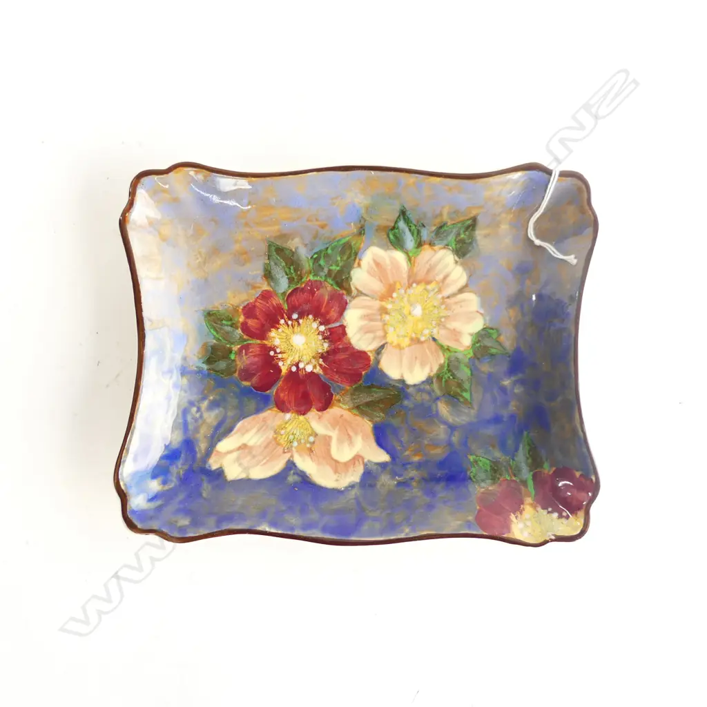 ROYAL DOULTON 'WILD ROSES' SQUARE PLATE 230 X 180MM Image 1++