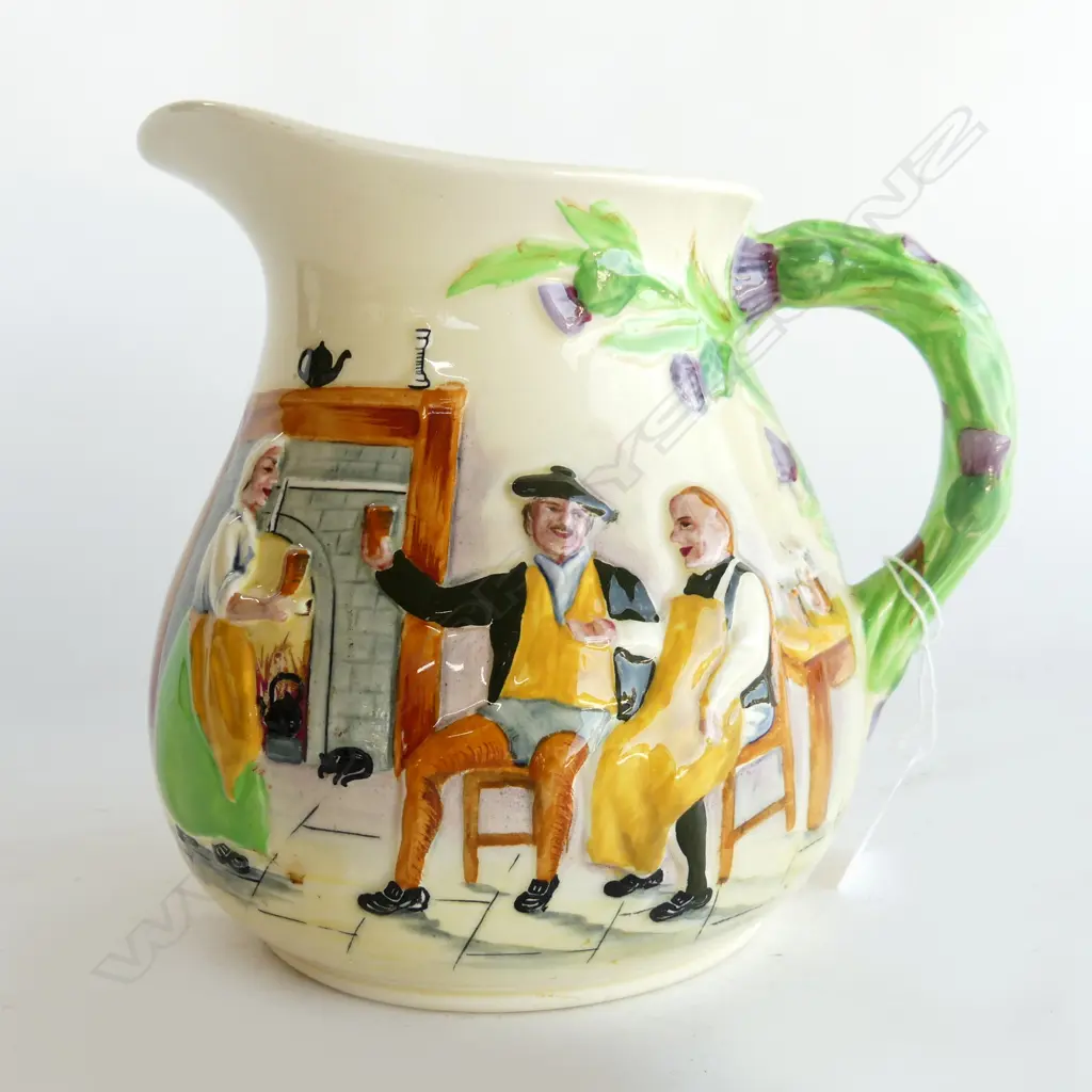 CROWN DEVON MUSICAL JUG AULD LANG SYNE H180MM Image 1++