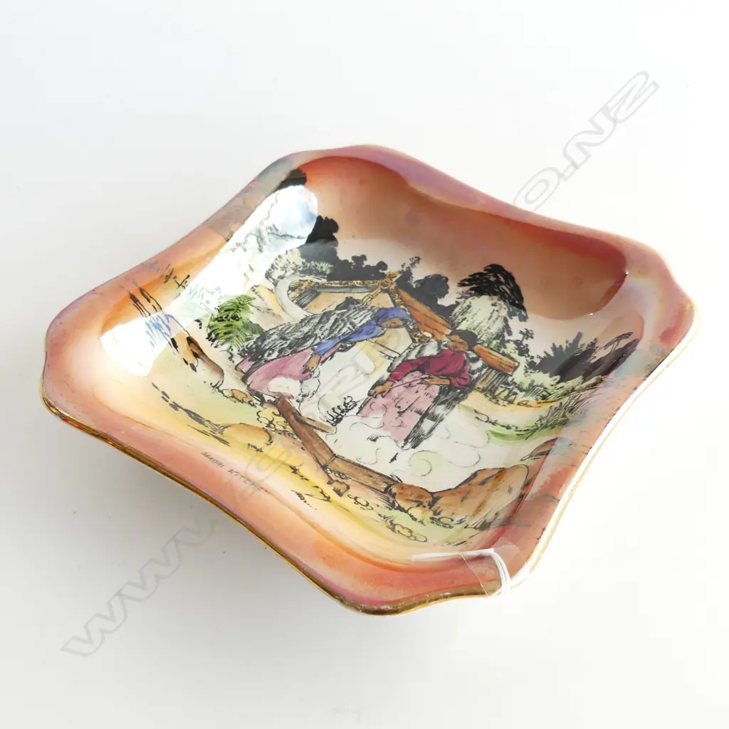 GRIMWADES MAORI -WARE SQUARE DISH “MAORI KITCHEN”  DIA 198MM Image 1++