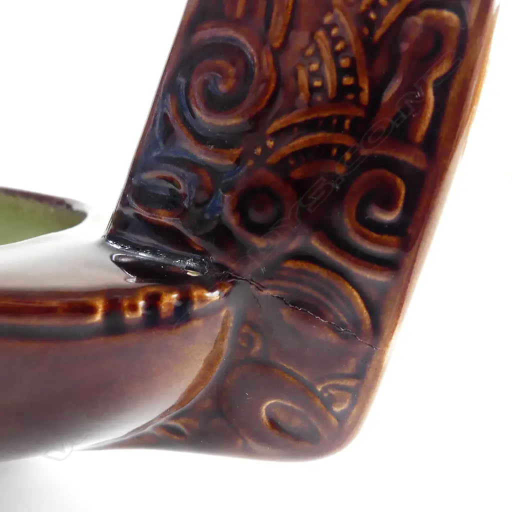 Crown Lynn rare Wharetana Maori Art Pottery model Waka Canoe Image 1++