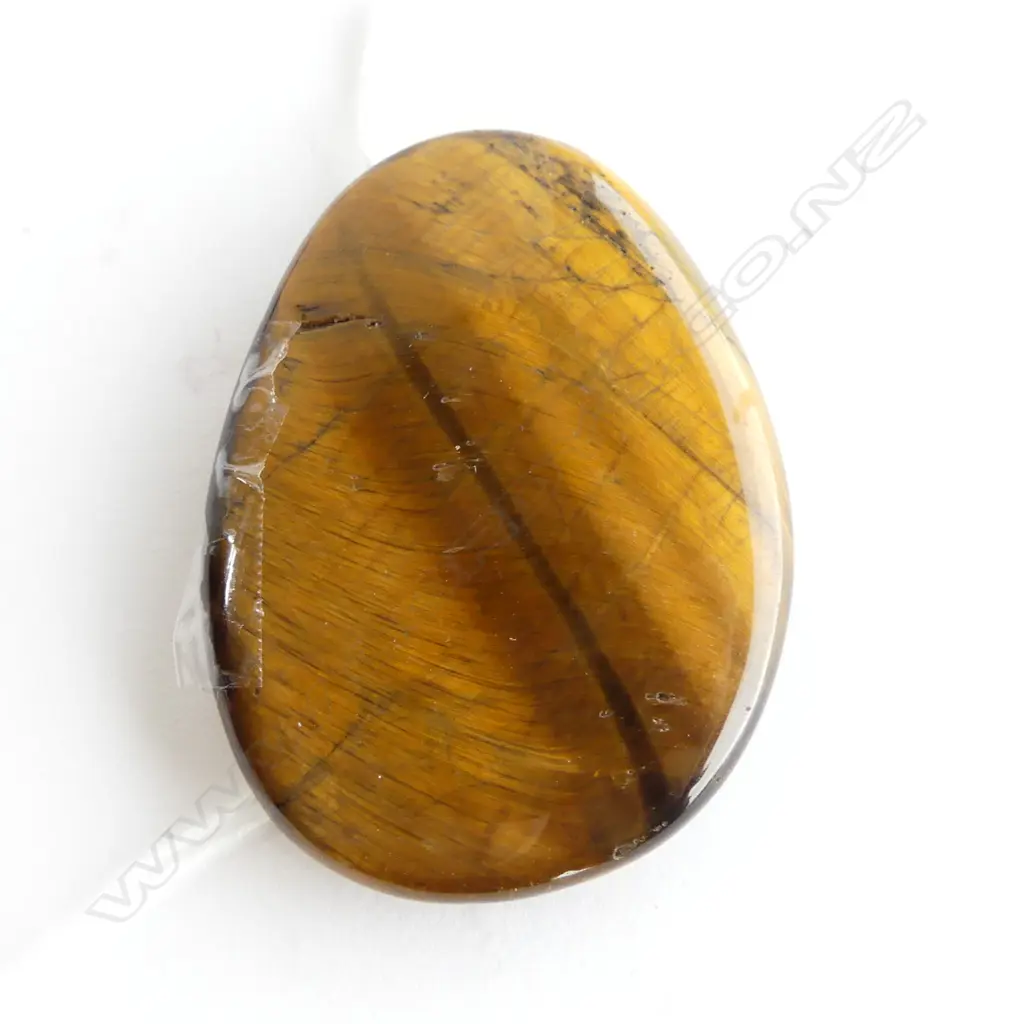 POLISHED TIGERS EYE STONE 50x35mm Image 1++