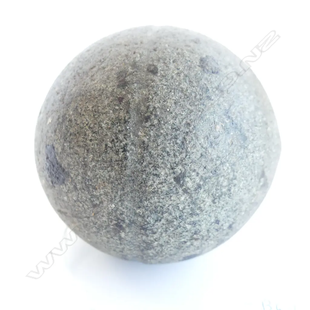 STONE BALL POSSIBLY MAORI FISHING SINKER Image 1++