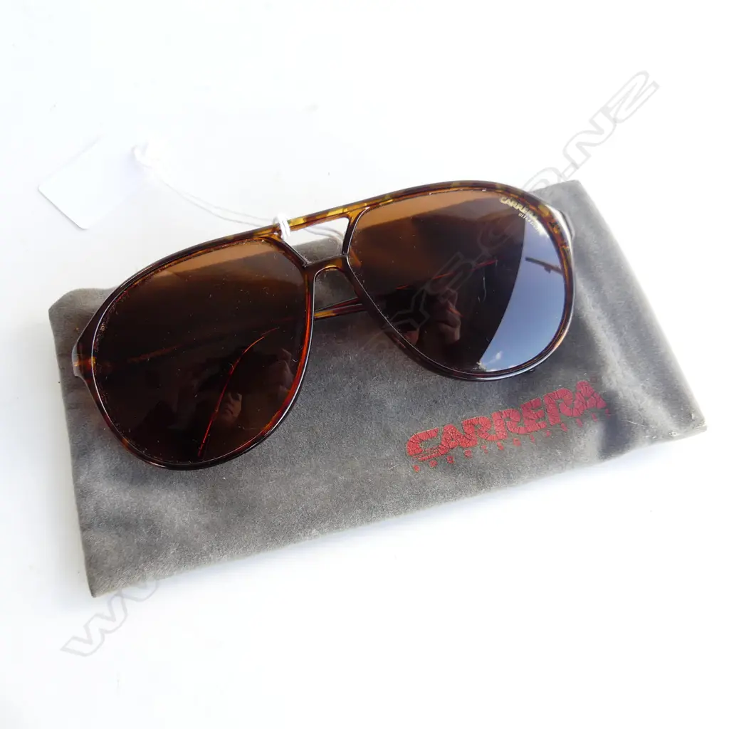 PORSHE 'CARRERA ULTRASIGHT'  C1980 SUNGLASSES original bag Image 1++