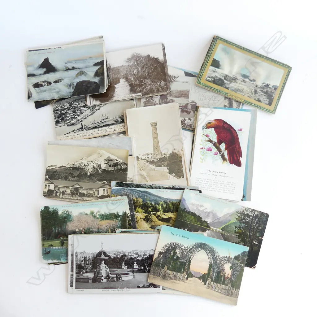 COLLECTION OF EARLY NZ POSTCARDS Image 1++