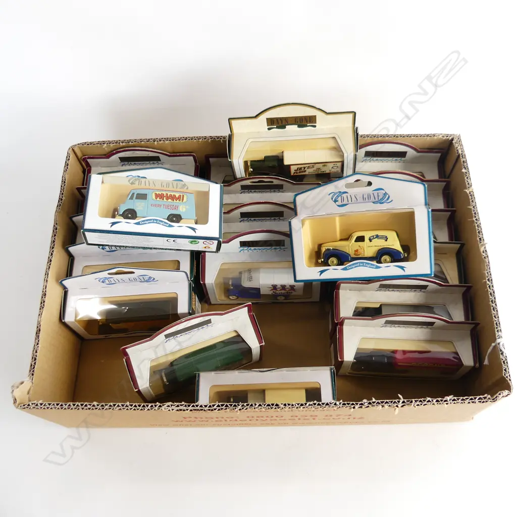 BOX OF 20 DAYS GONE BY  DYE CAST TOYS MINT & BOXED Image 1++