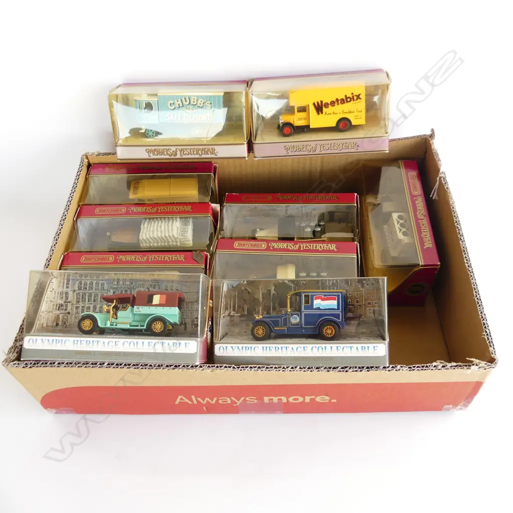 10 MODELS OF YESTERYEAR MATCHBOX TRUCKS Image 1++