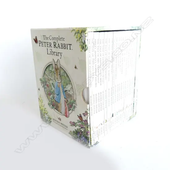 BEATRIX POTTER, THE COMPLETE PETER RABBIT LIBRARY 23 BOOK SET