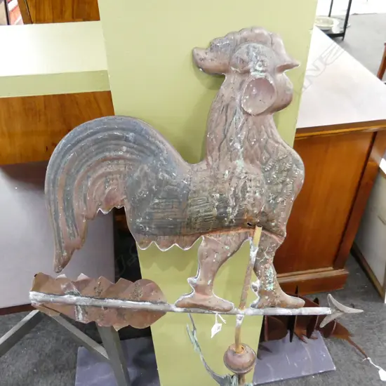 COPPER WEATHER VANE SOME VAULTS H 1300MM