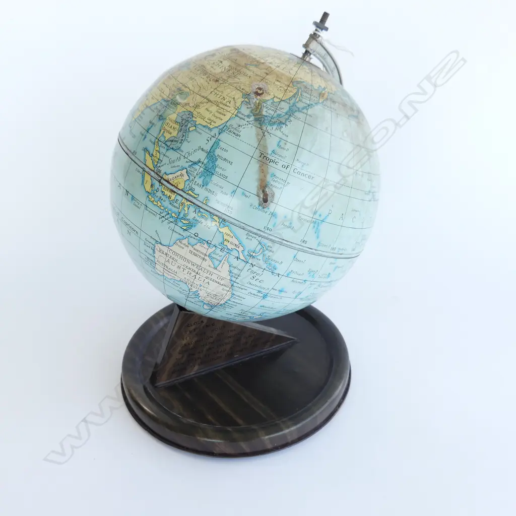 CHAD VALLEY TIN WORLD GLOBE H270MM Image 1++