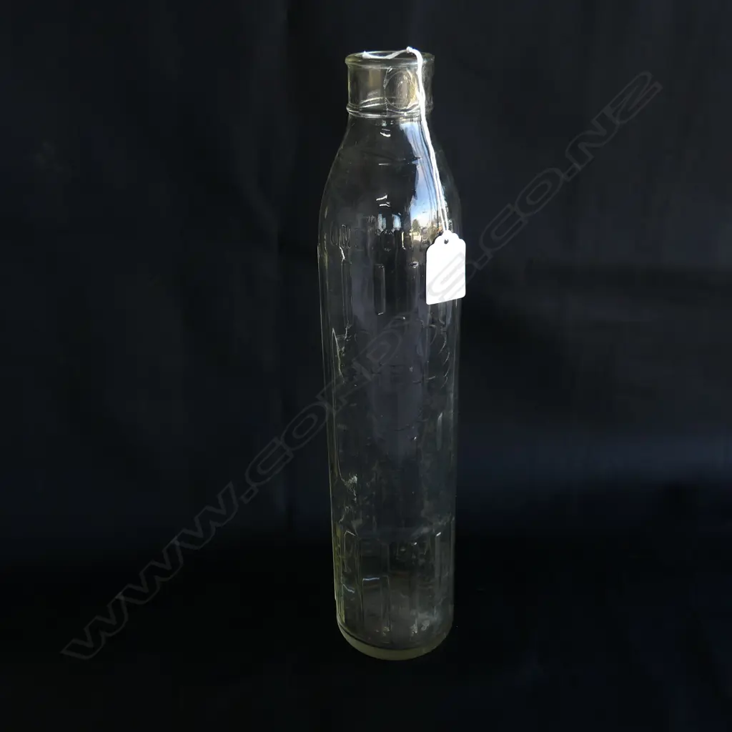 VINTAGE SHELL OIL ONE QUART BOTTLE H.365mm Image 1++