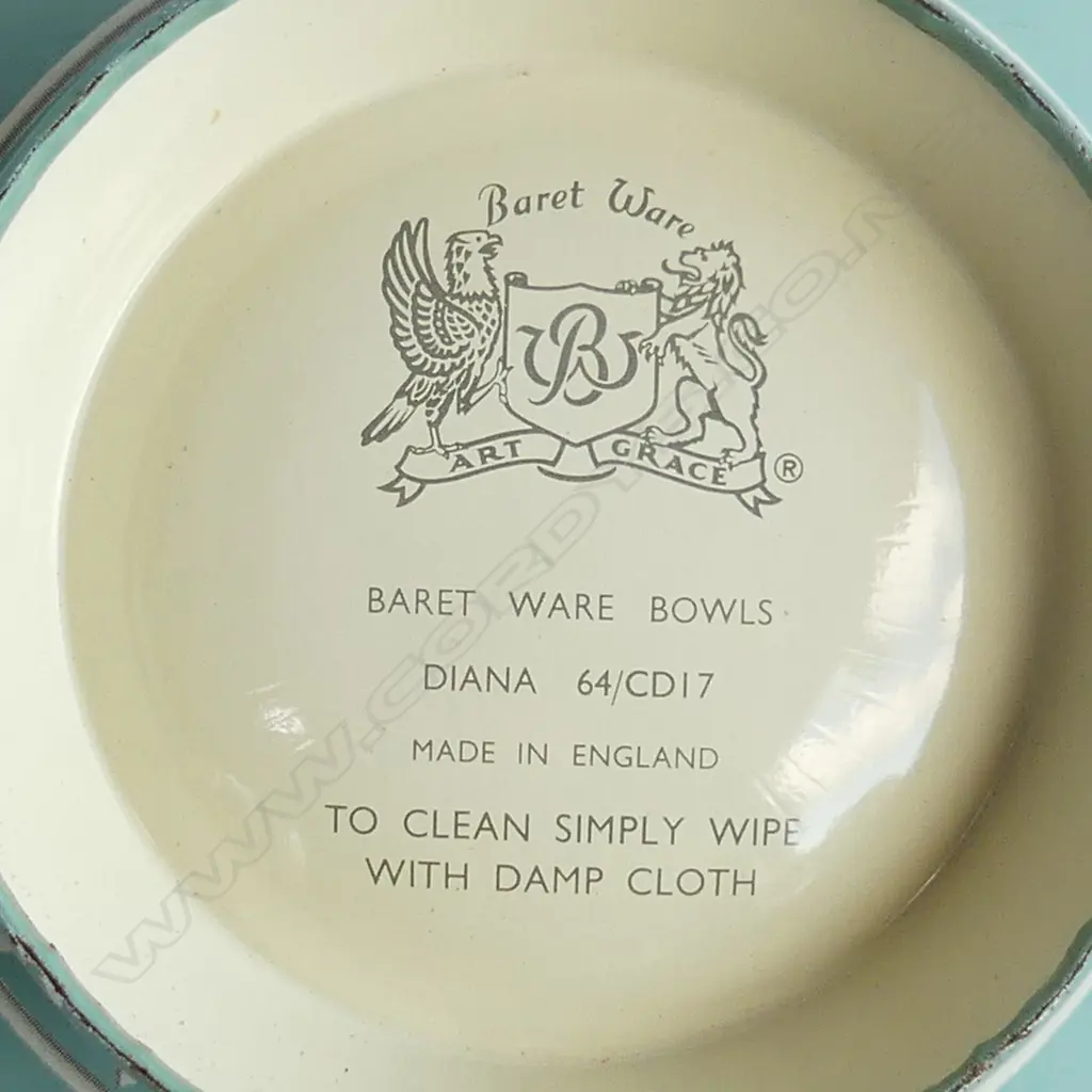 BARET WARE BOWL, DIANA 64 CD17, DIA 185MM, EX COND. Image 1++