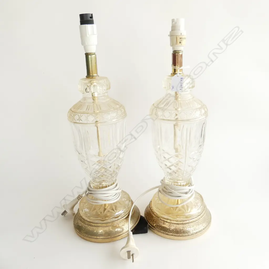 PR LG PRESSED GLASS LAMPS H.460mm Image 1++