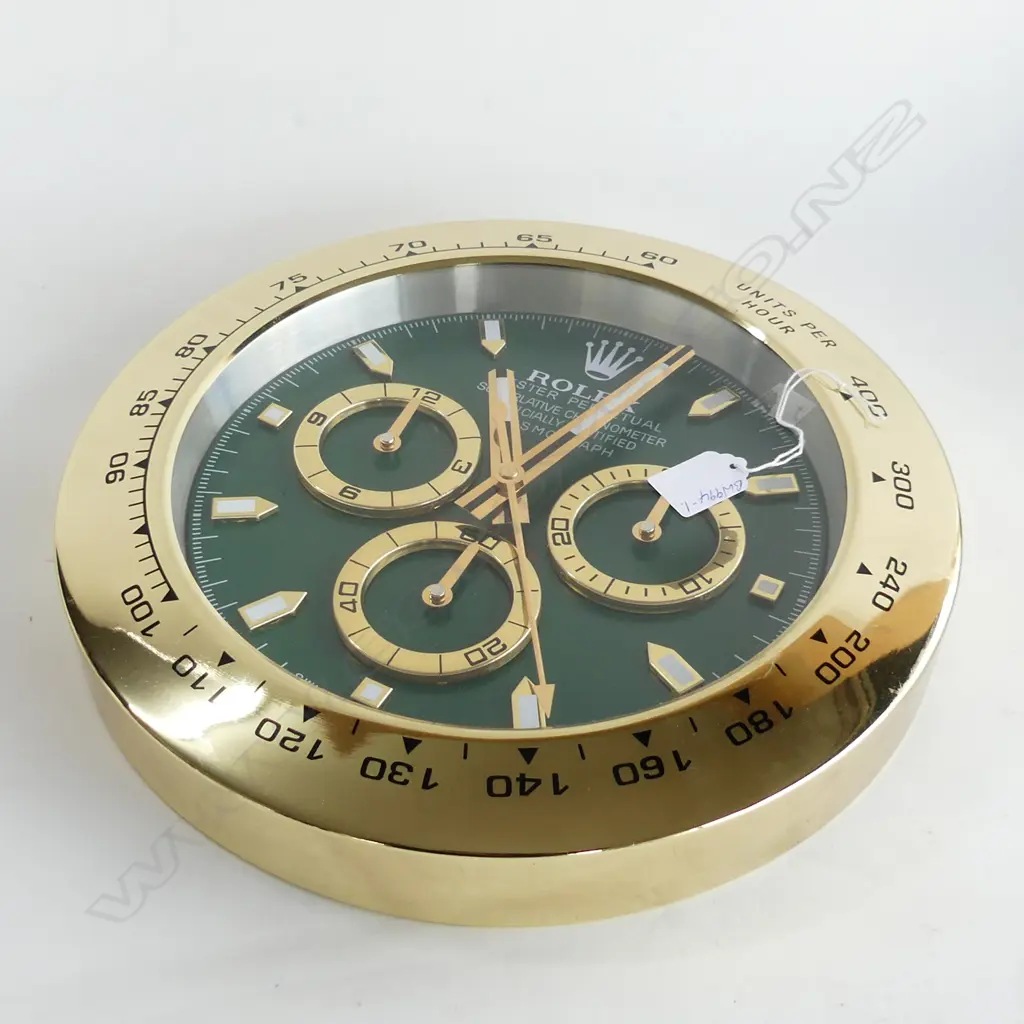 ROLEX 'DEALER DISPLAY' WALL CLOCK Dia.335mm working Image 1++