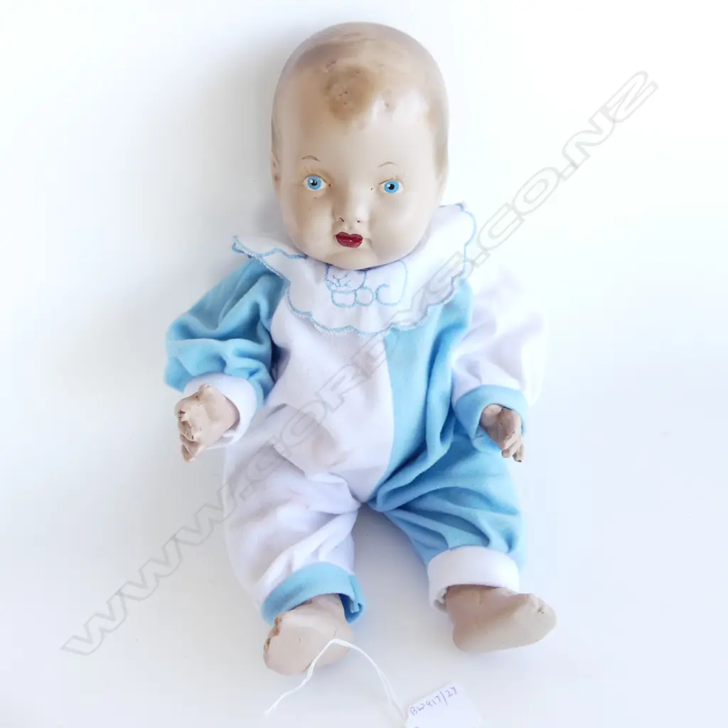 COMPOSITE VINTAGE DOLL L340MM Image 1++