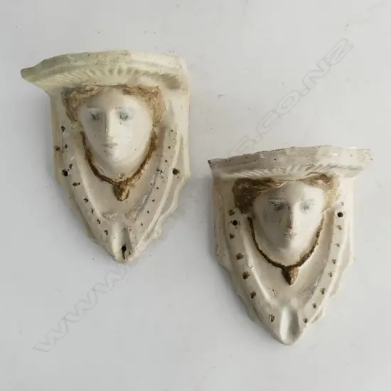 PR DRURY POTTERIES WALL SCONCES, L 160MM