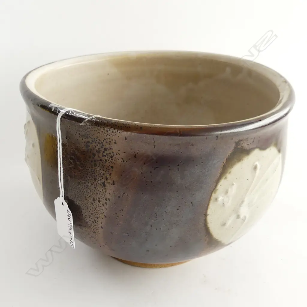 PAUL FISHER BOWL, KAWAI KANJIRO STYLE, DIA .225 H.170MM Image 1++