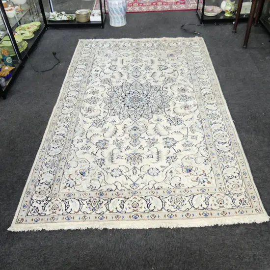 LG HAND KNOTTED PERSIAN WOOL / SILK PILE RUG 1600x2600mm w. 2023 $2500 CERTIFICATE