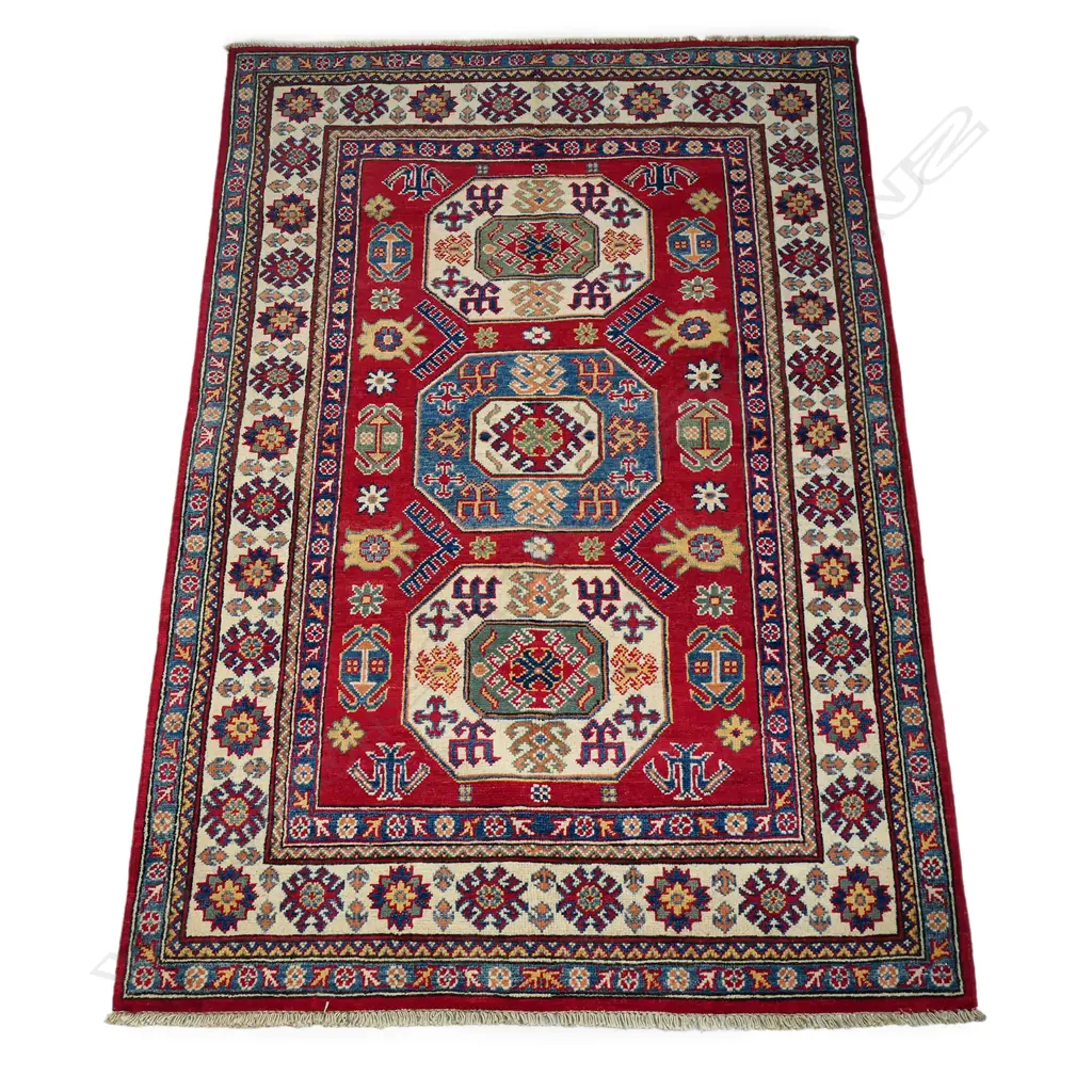 A tribal Kazak rug, hand knotted wool pile, Image 1++