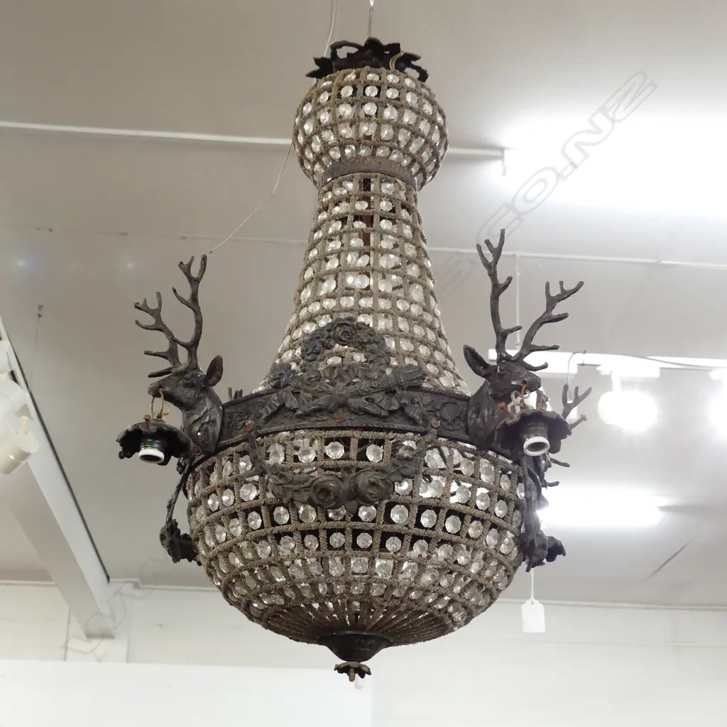 MODERN FRENCH STYLE BASKET CHANDELIER H.700mm Image 1++