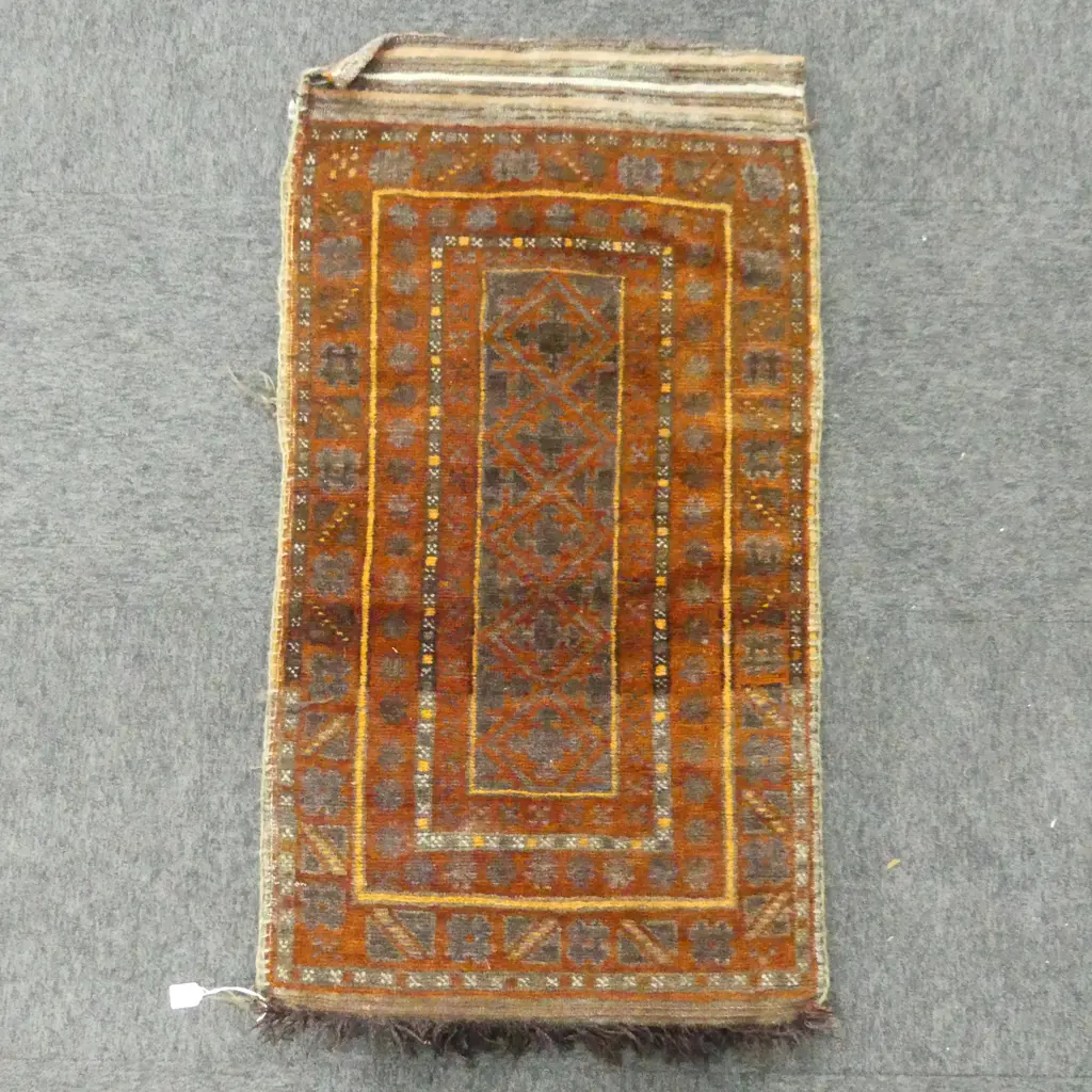 HAND KNOTTED ALL WOOL SALT BAG 1150x620mm Image 1++