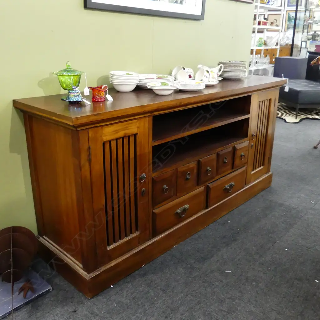 MODERN TEAK SIDEBOARD 1805x500x850mm Image 1++