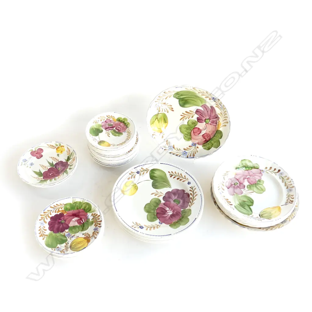 BELLE FIORE DINNER PLATES, LUNCHEON PLATES ETC.. 40 PCS Image 1++