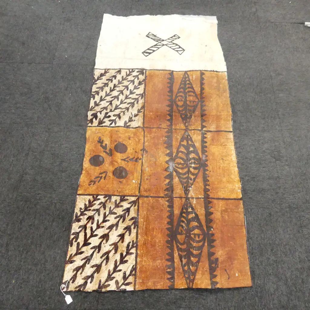 TONGA TAPA CLOTH 1M800MM BY 850MM Image 1++