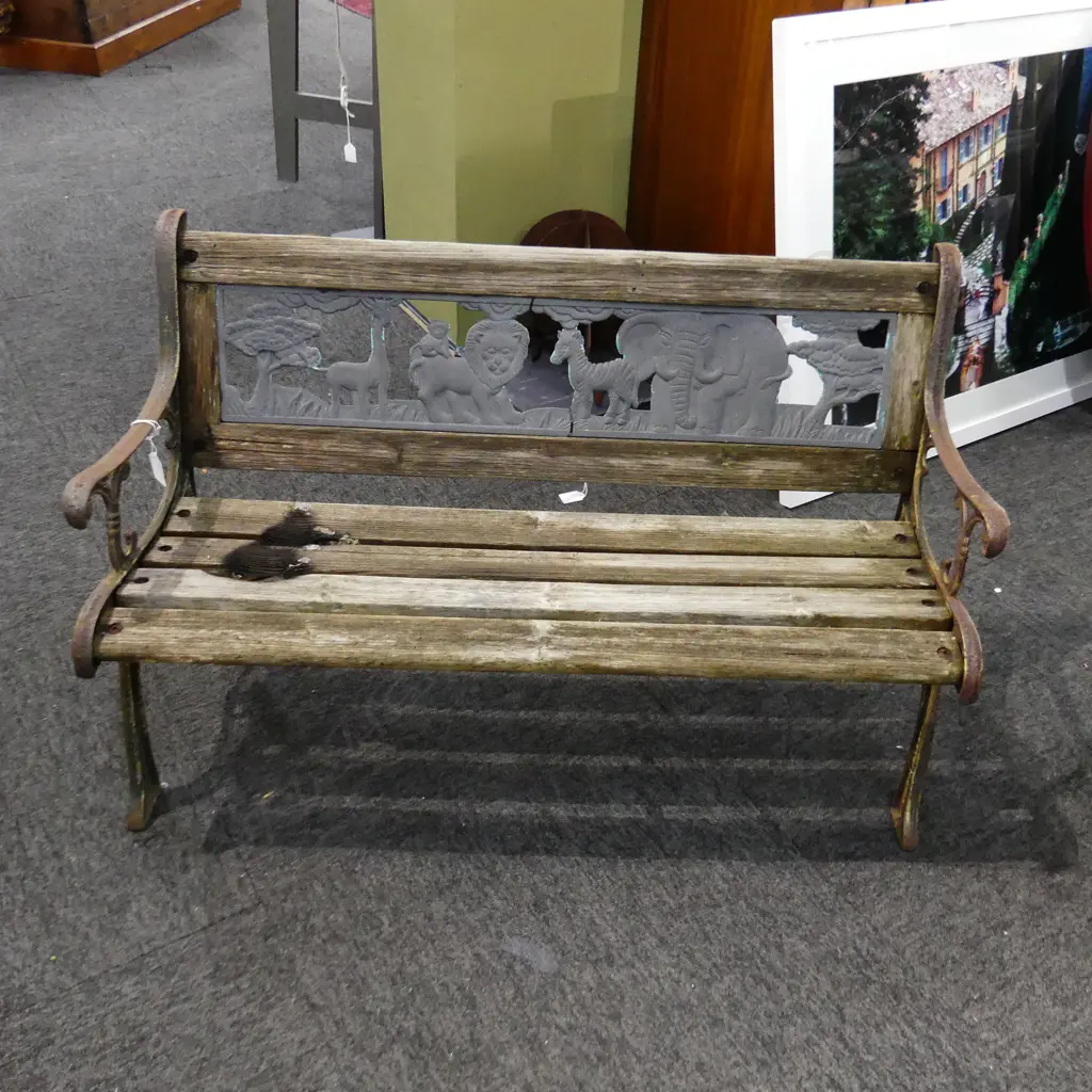 CHILDS OUTDOOR BENCH - FAULTS W.840mm Image 1++