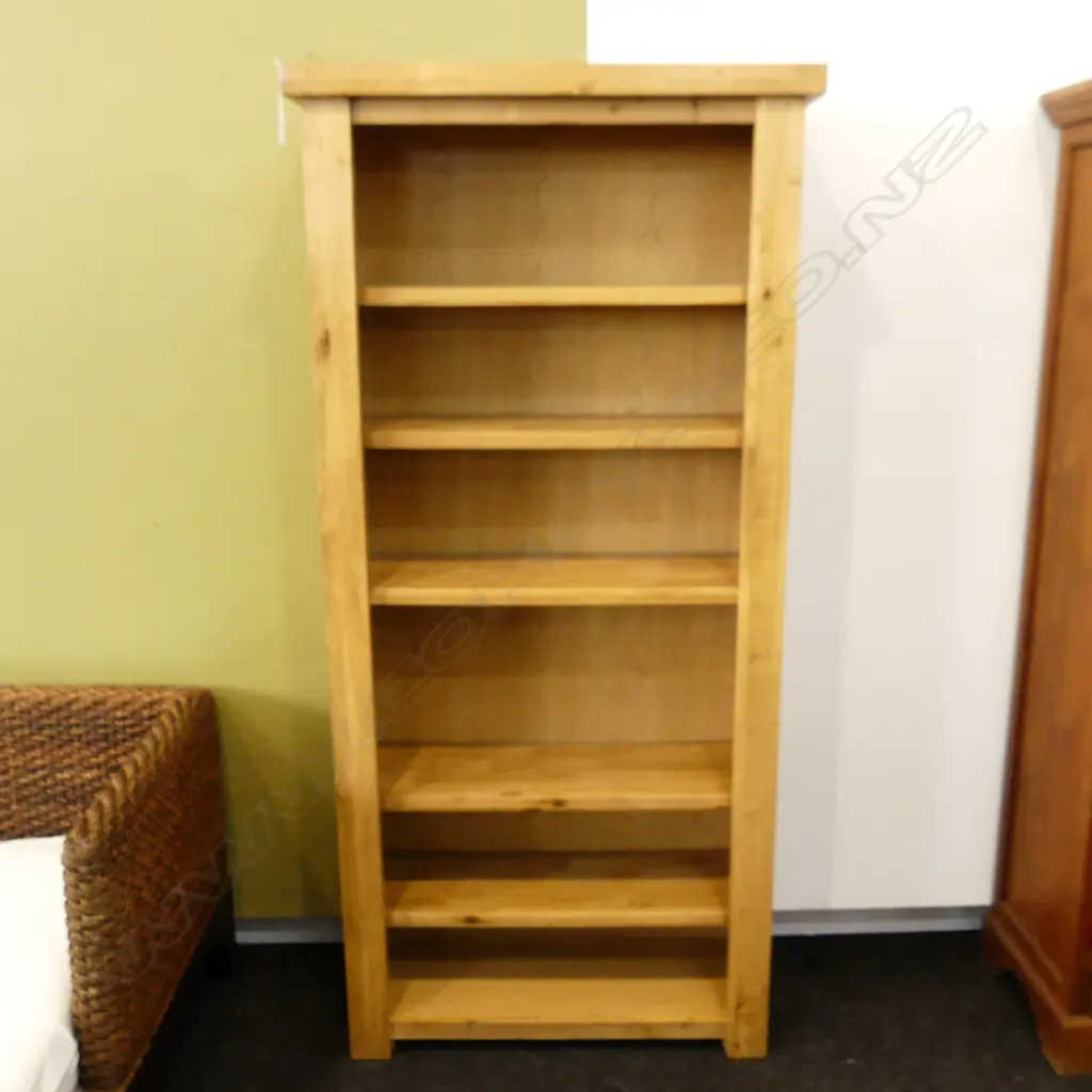 MODERN OAK BOOKCASE 900x350x1890mm Image 1++