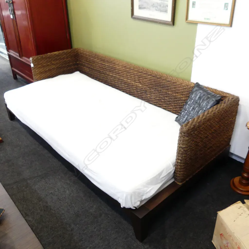 MODERN RATTAN SOFA 2280x1110x700mm Image 1++