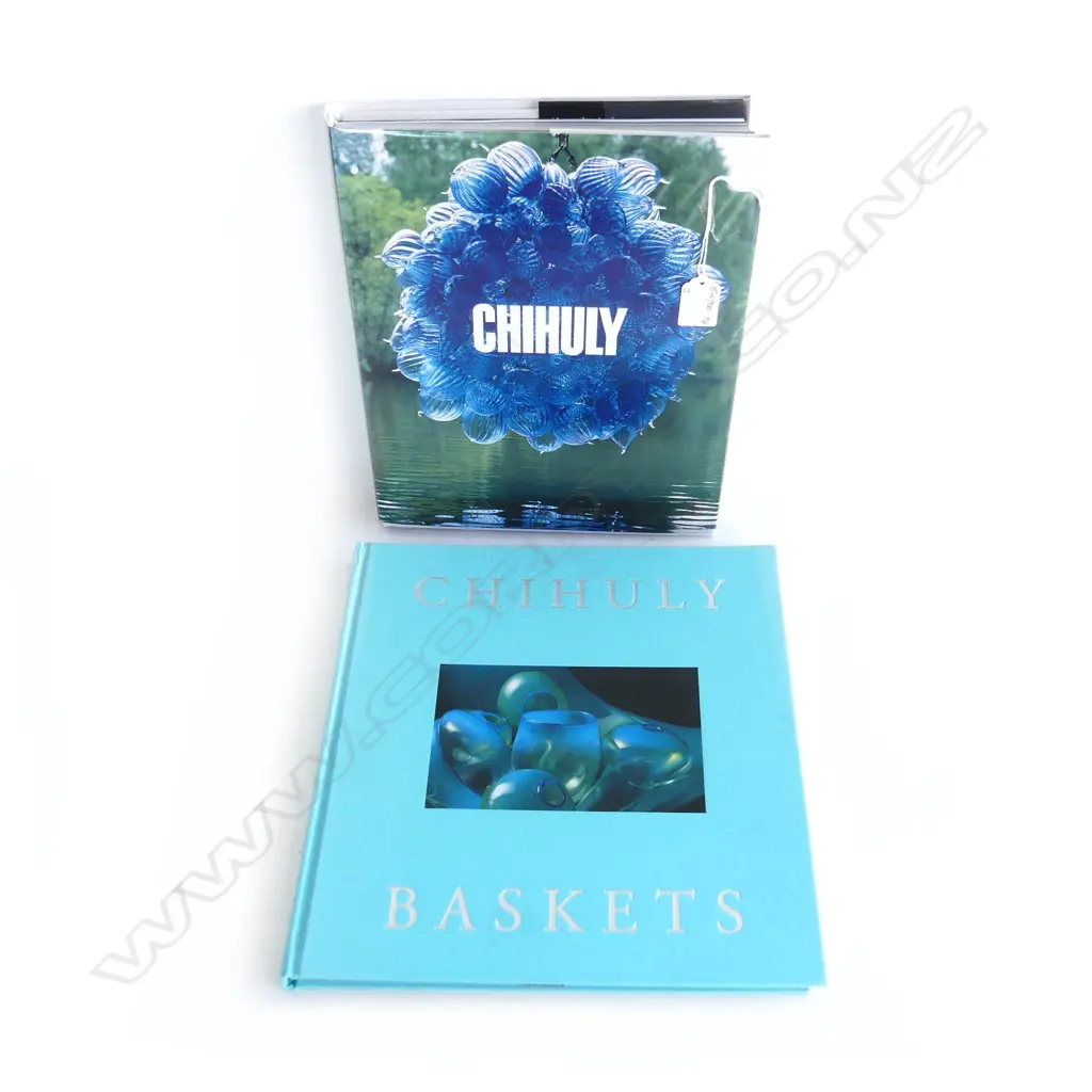 2 LGE ART BOOKS ON CHIHULY: 1 X Kuspit 1 x Norden on 'Baskets' Image 1++