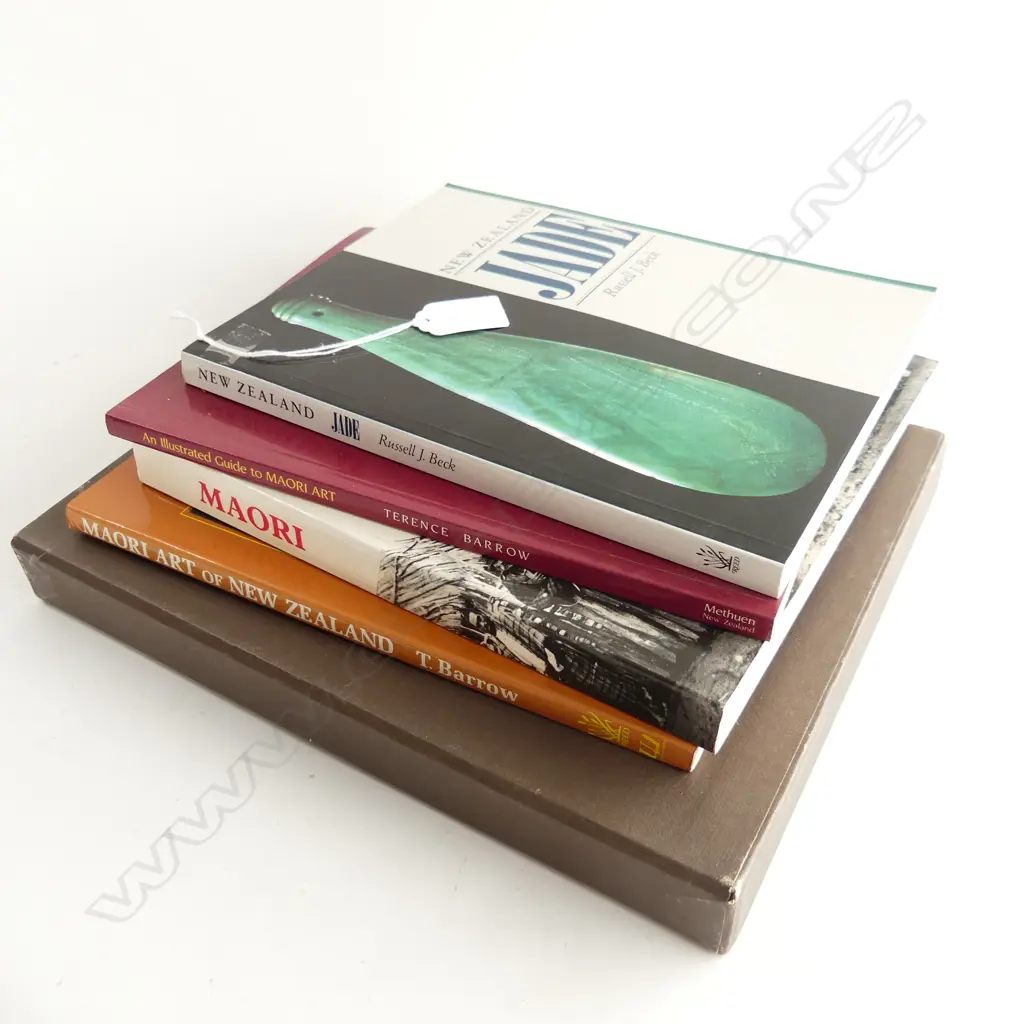 5 BOOKS; 4 MAORI INTEREST + JADE... Image 1++
