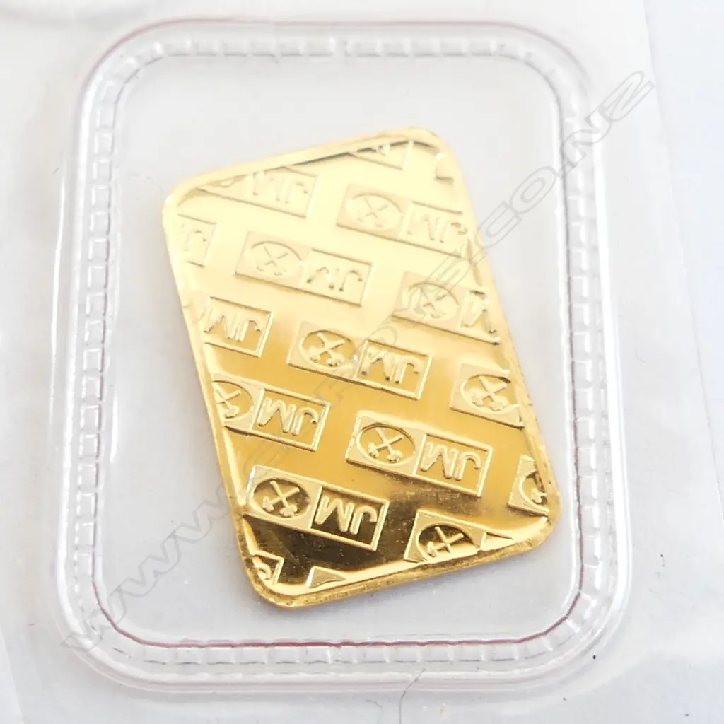 1gm .9999 PURE GOLD TABLET Johnson Matthey proof Image 1++