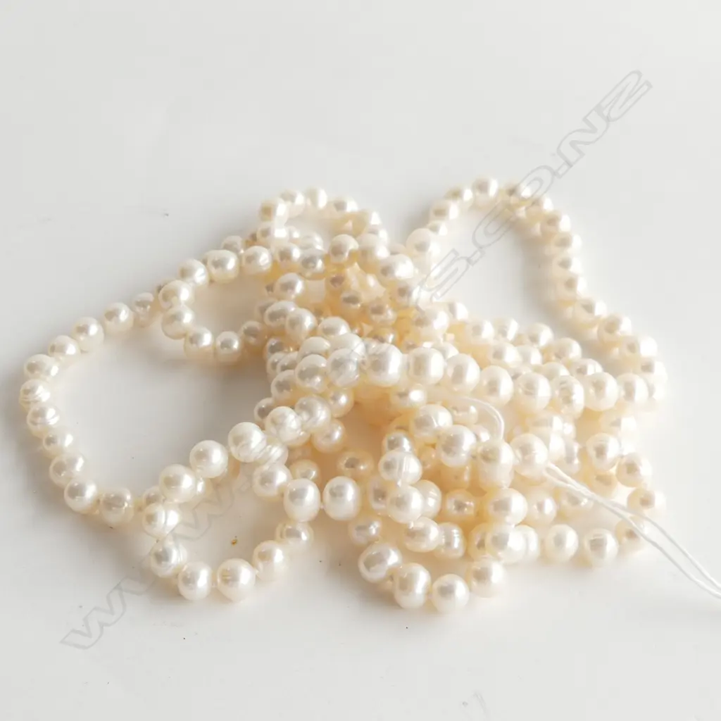 LONG PEARL NECKLACE L.1560mm Image 1++