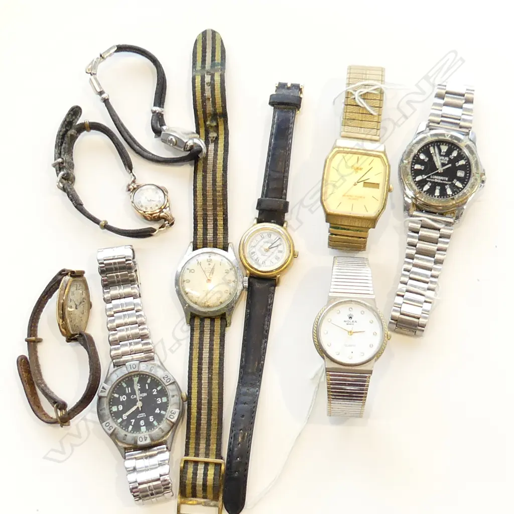 9 ASST. VINTAGE WATCHES Image 1++